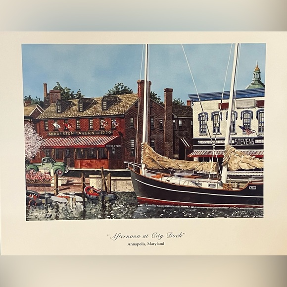 Afternoon at City Dock by Larry S. Anderson - Picture 4 of 5